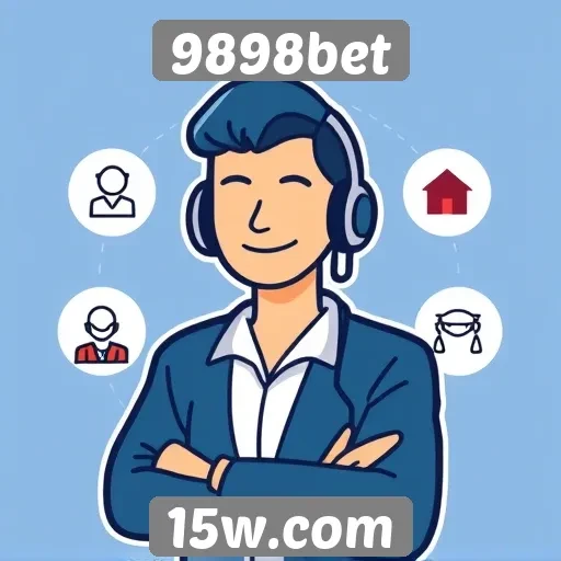 Recursos de suporte ao cliente no site 9898bet