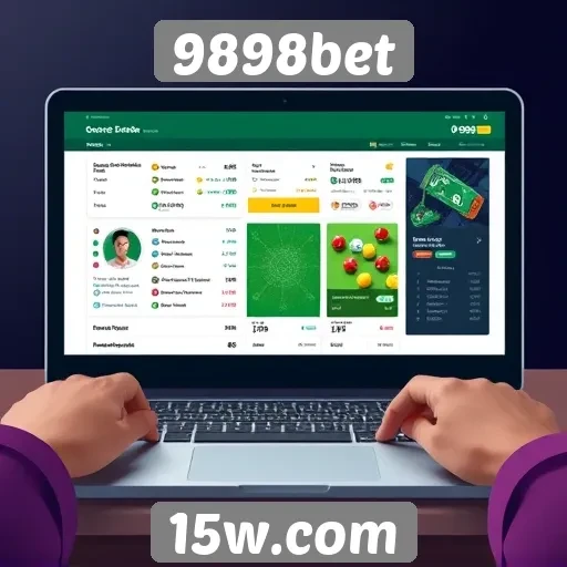 Funcionalidades principais do site 9898bet