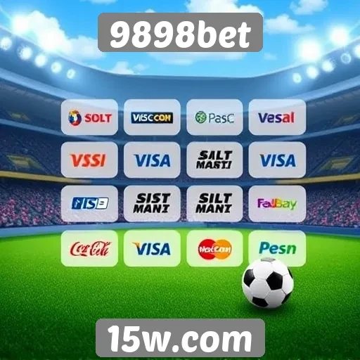 Opções de pagamento disponíveis na 9898bet